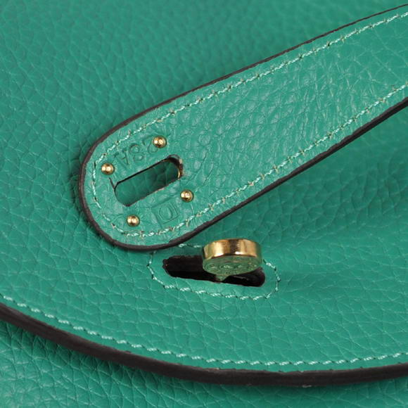 High Quality Replica Hermes Lindy 30CM Havanne Handbags 1057 Green Leather Golden Hardware